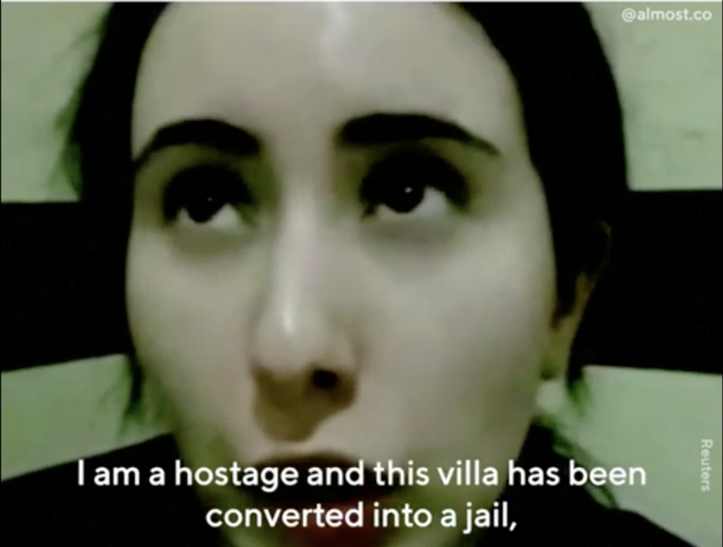 dubai princess said she was held in hostage 