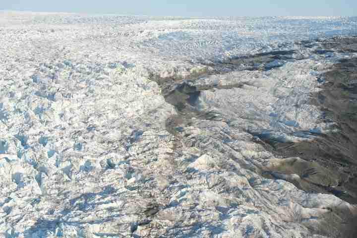 greenland rain ice caps melting