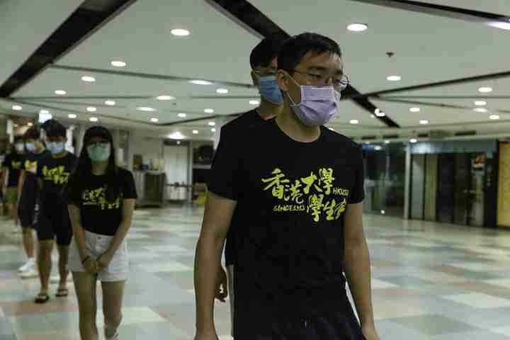 hong kong students arrest terrorism july 1