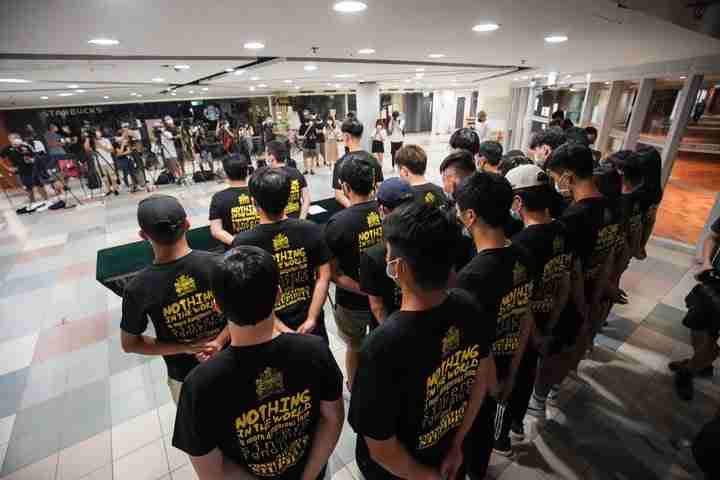 hong kong students arrest terrorism july 1