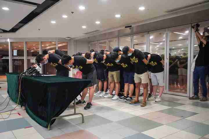 hong kong students arrest terrorism july 1