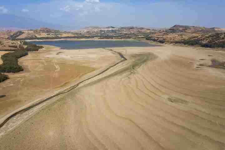 lake pozzillo italy drought climate change