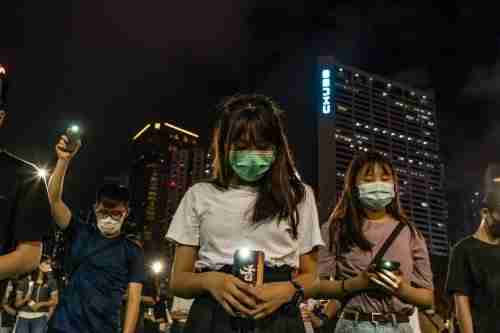  hong kong tiananmen jailed