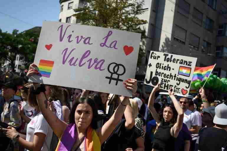 switzerland gay marriage protest