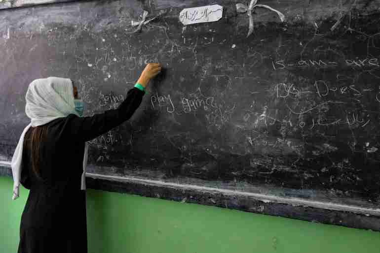 taliban girls secondary education banned