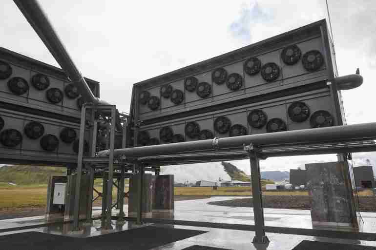 climeworks CO2 capture plant iceland