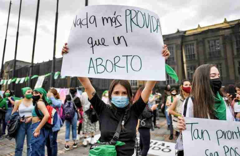 latin american women abortion protest