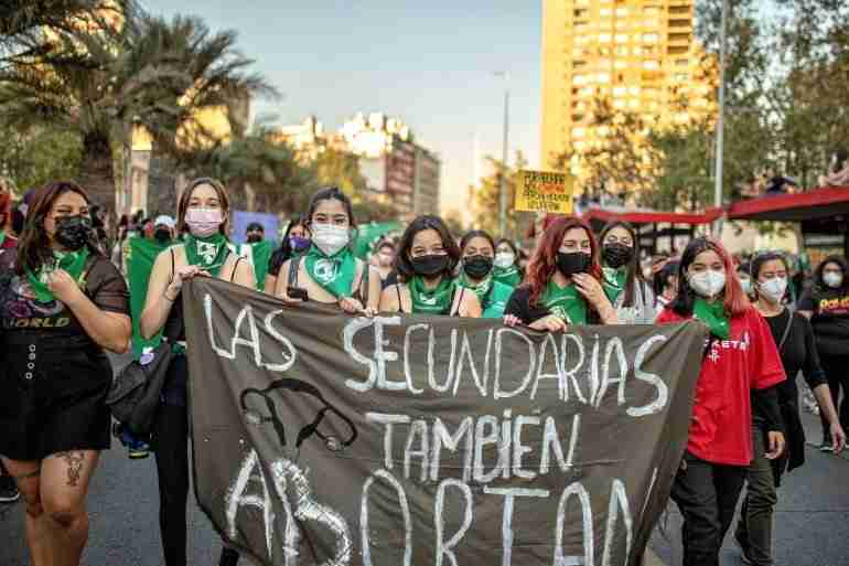 latin american women abortion protest