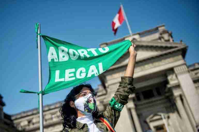 latin american women abortion protest
