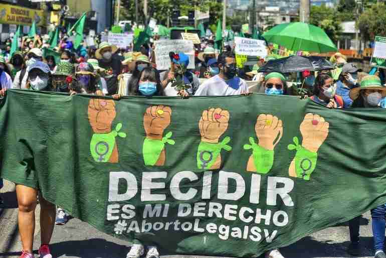 latin american women abortion protest