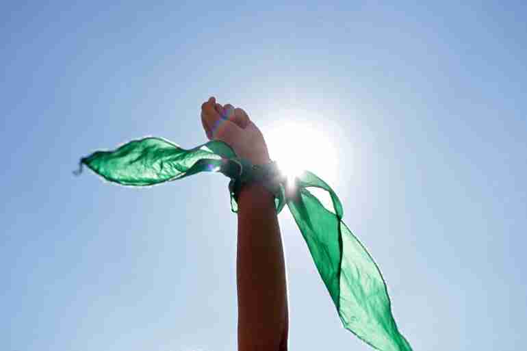 latin american women abortion protest