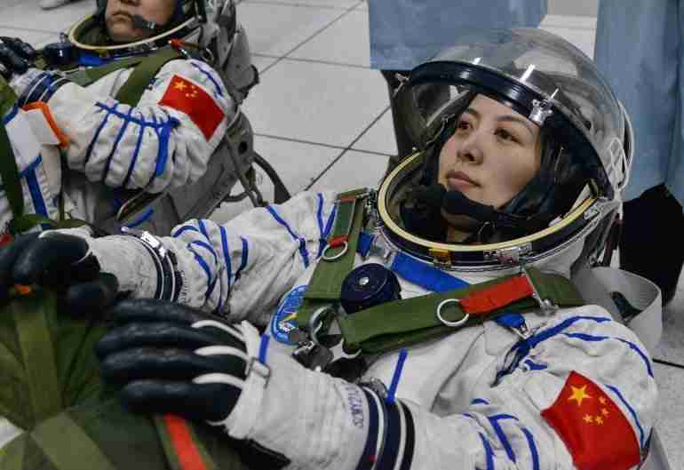wang yaping china first woman astronaut space station spacewalk
