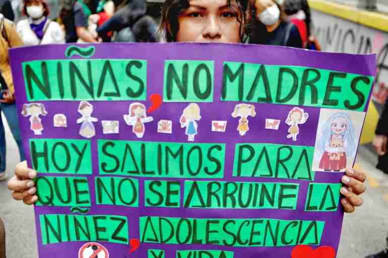 bolivia girl raped pregnant abortion church intervention