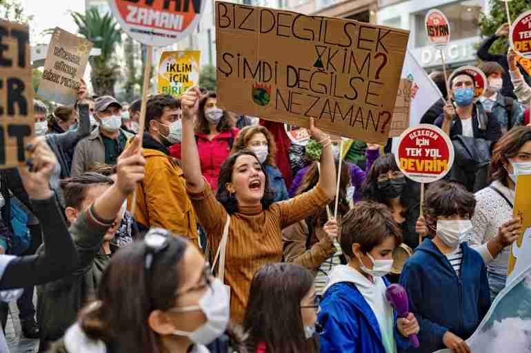 cop26 protest istanbul