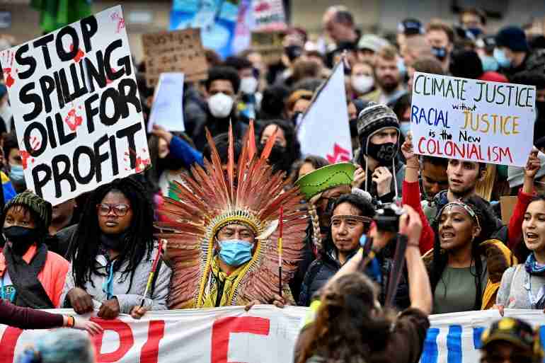 cop26 protest glasgow