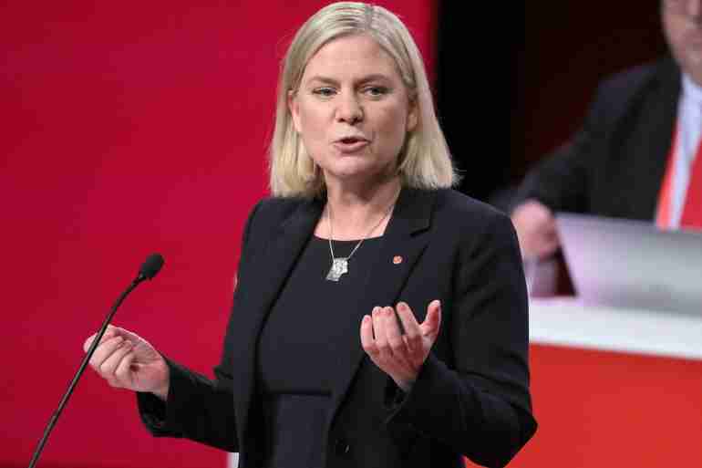magdalena andersson sweden prime minister