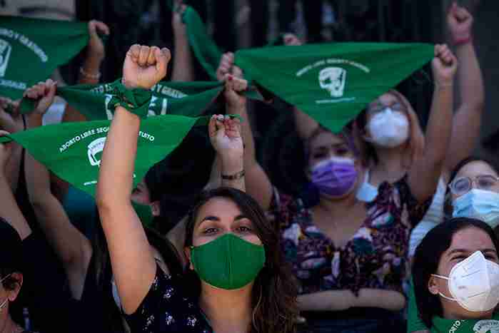 chile abortion decriminalize protest