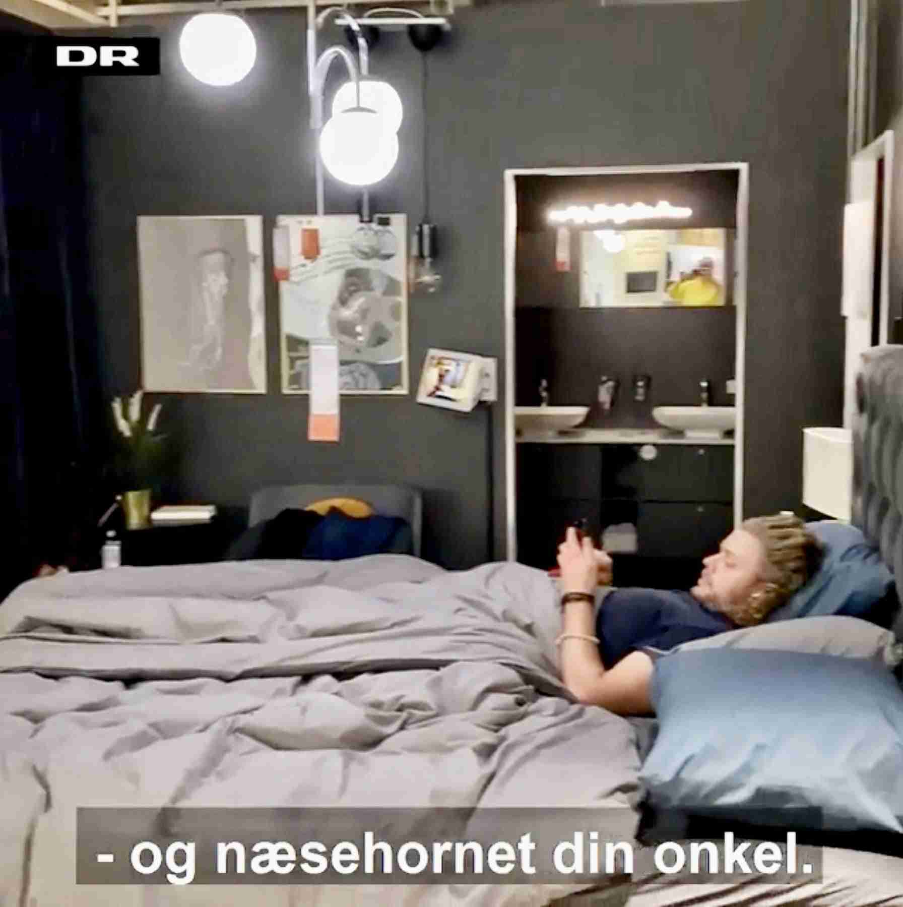 ikea customers trapped overnight denmark snowstorm