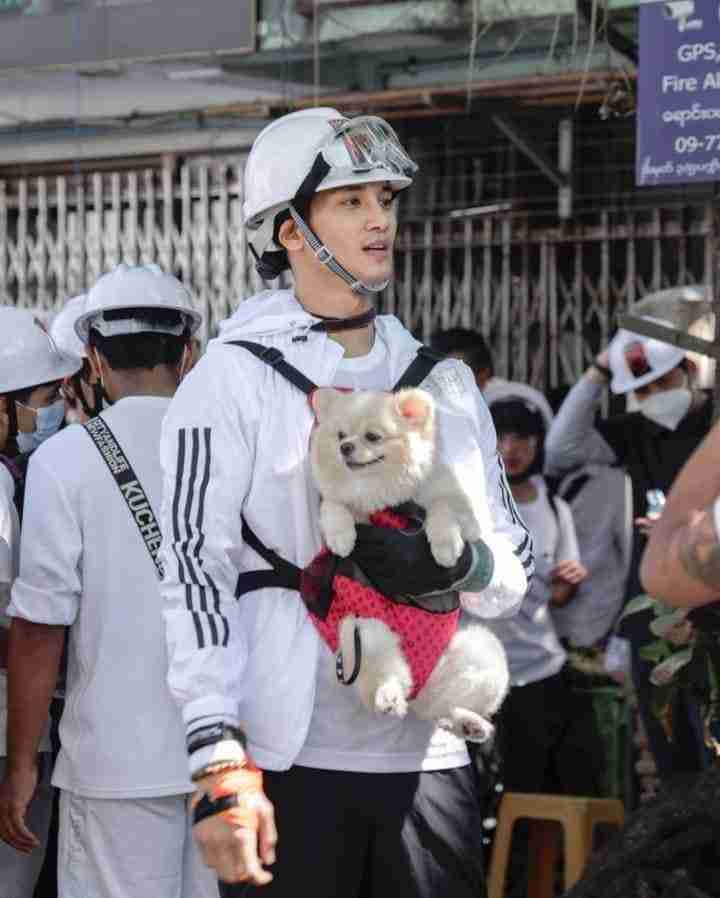 paing takhon myanmar protest coup