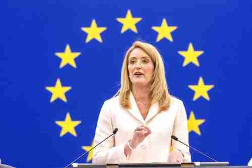 roberta metsola european parliament youngest president