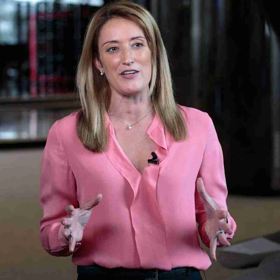 roberta metsola european parliament youngest president