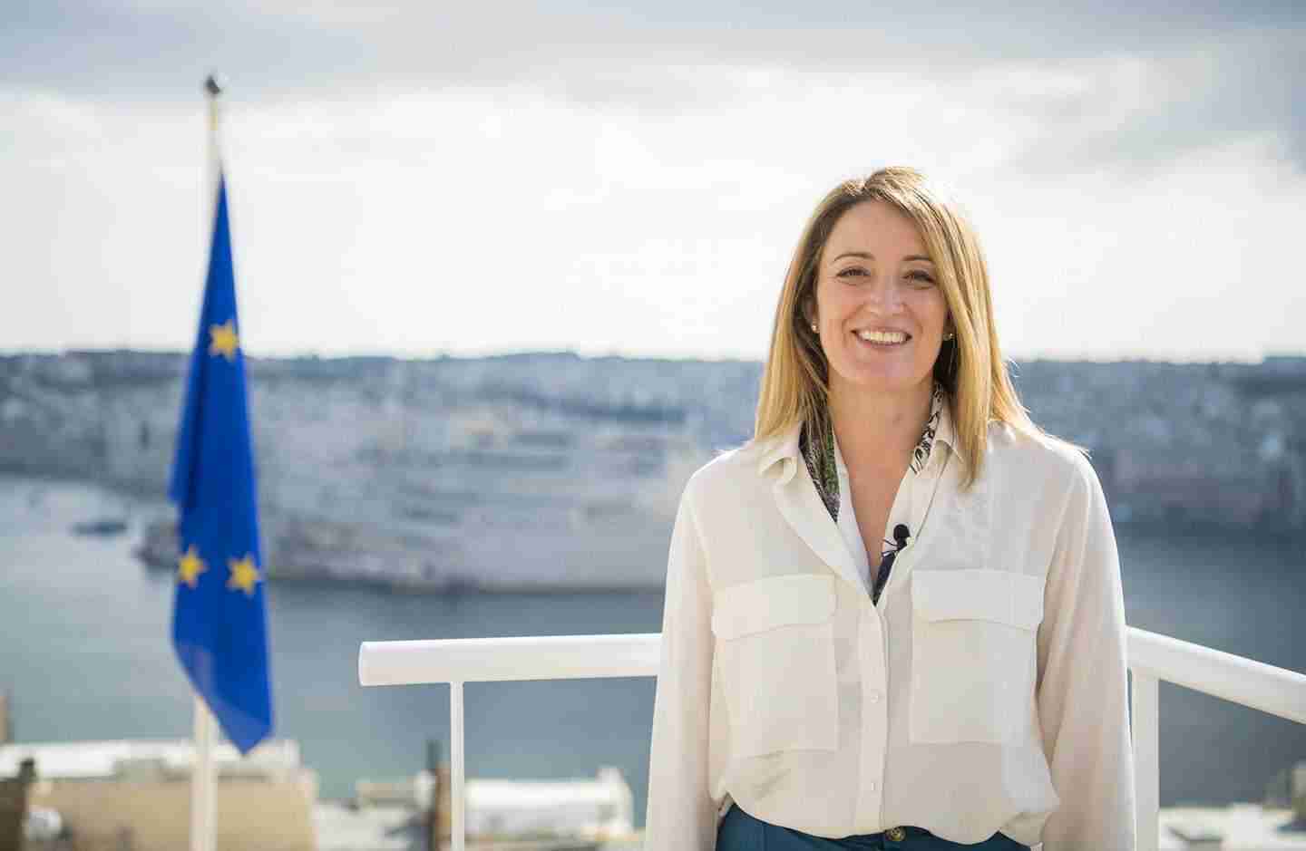 roberta metsola european parliament youngest president