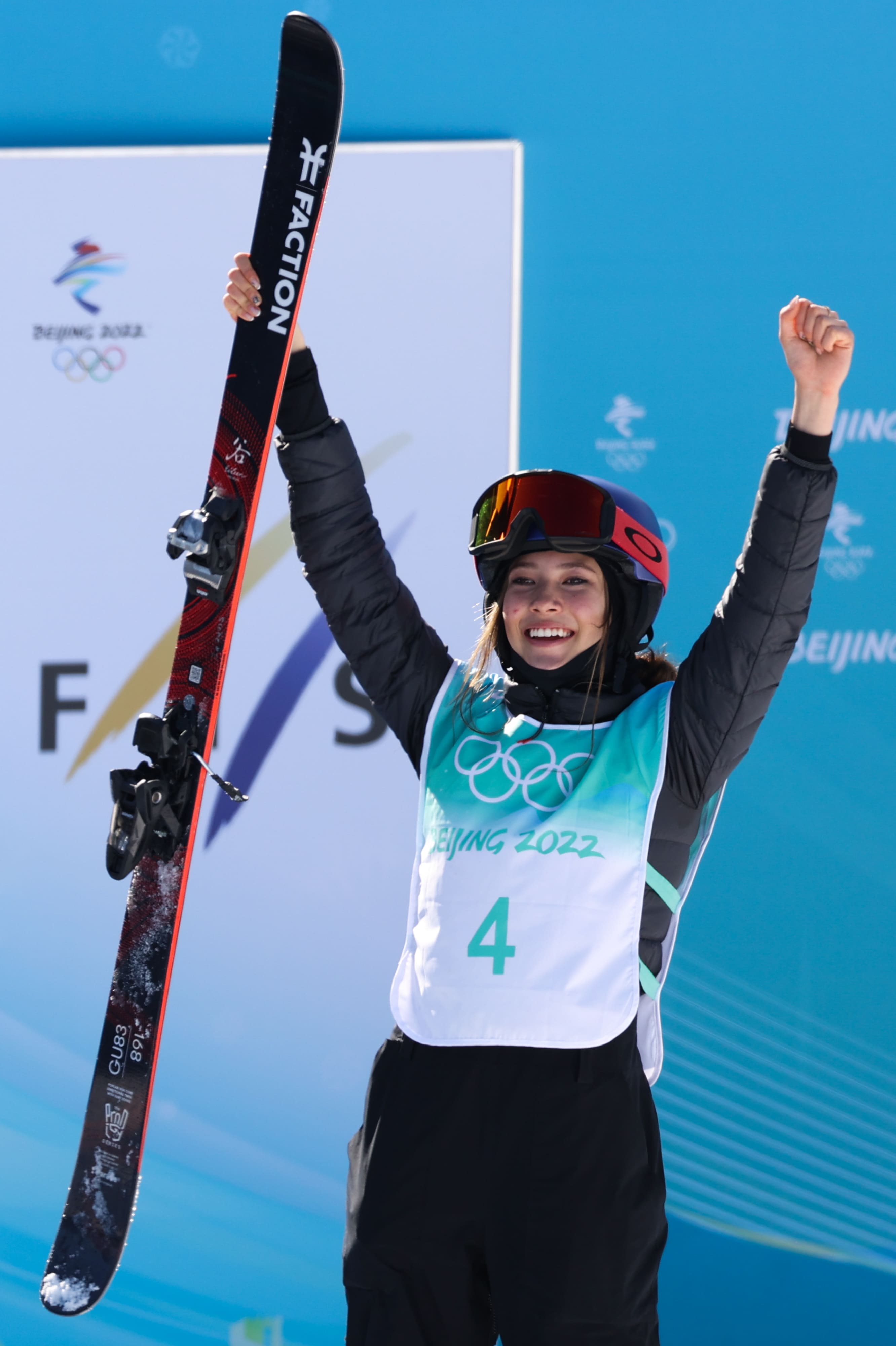 The US-Born freestyle skier, Eileen Gu, who competed for China, has made history