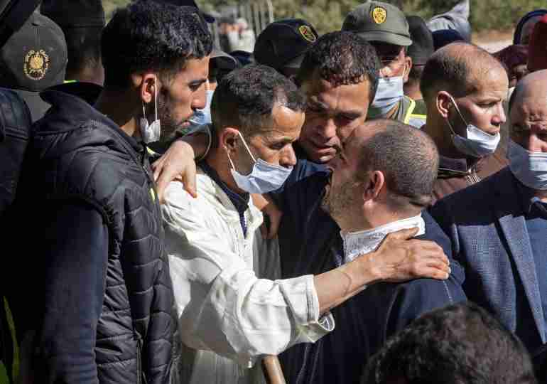 rayan oram morocco boy well trapped dead