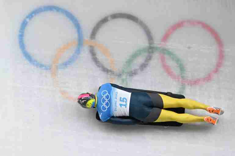 ukraine athlete vladyslav heraskevych no war protest olympics