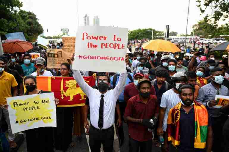 sri lanka economic crisis protest gotabaya rajapaksa