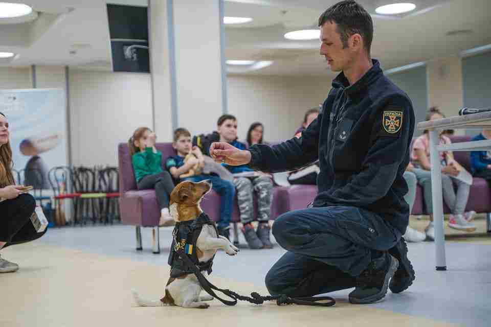 ukraine dog patron bomb medal award