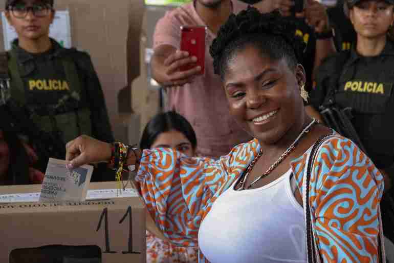 francia márquez colombia first black woman vice president