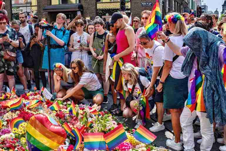 norway oslo shooting pride protest
