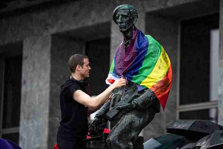 norway oslo shooting pride protest