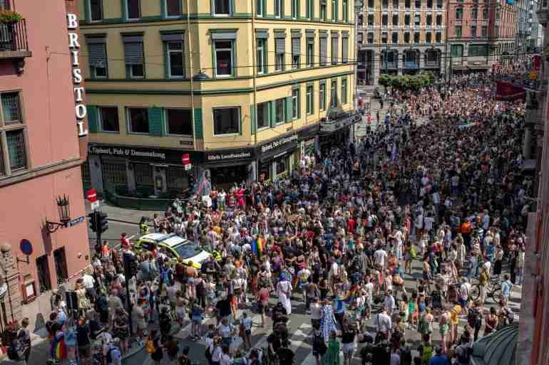 norway oslo shooting pride protest