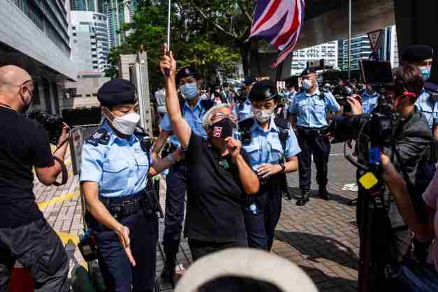 hong kong grandma wong jail 2019 protests