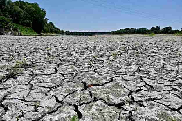 italy drought po river dry 70 years
