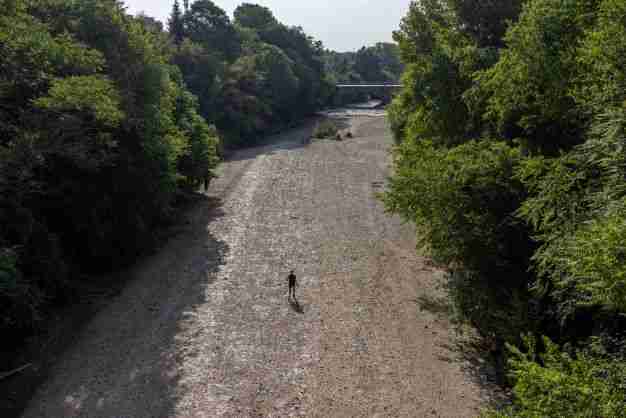 italy drought po river dry 70 years