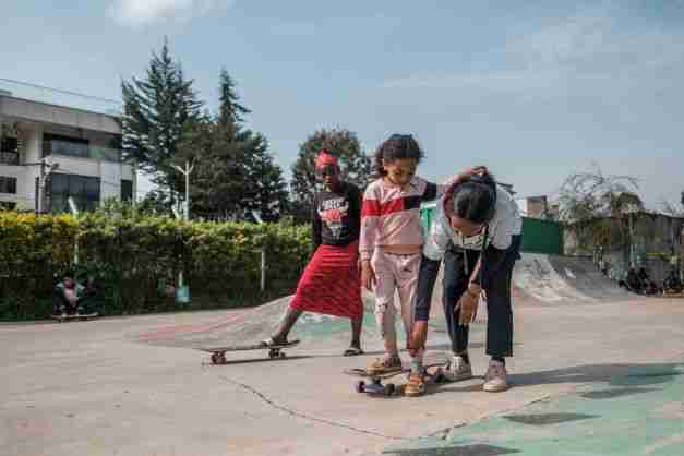 ethiopia girls skateboarding addis ababa