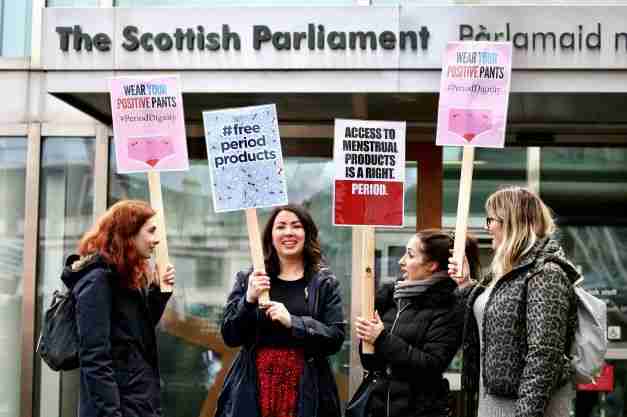 scotland period products free first country