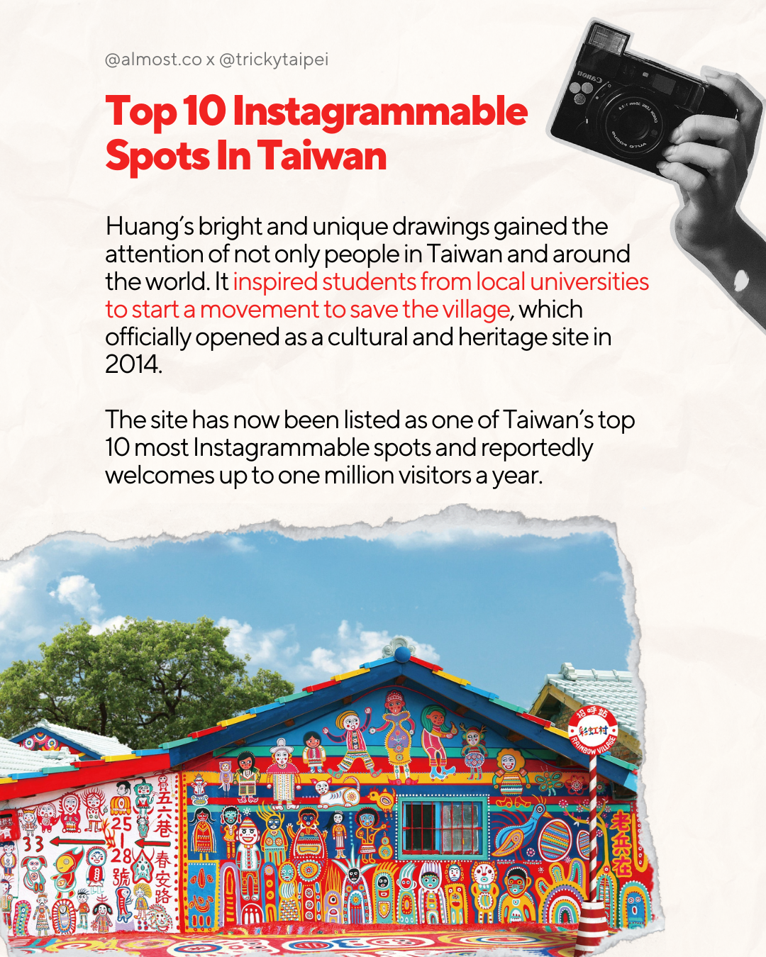 taiwan rainbow village defaced taichung