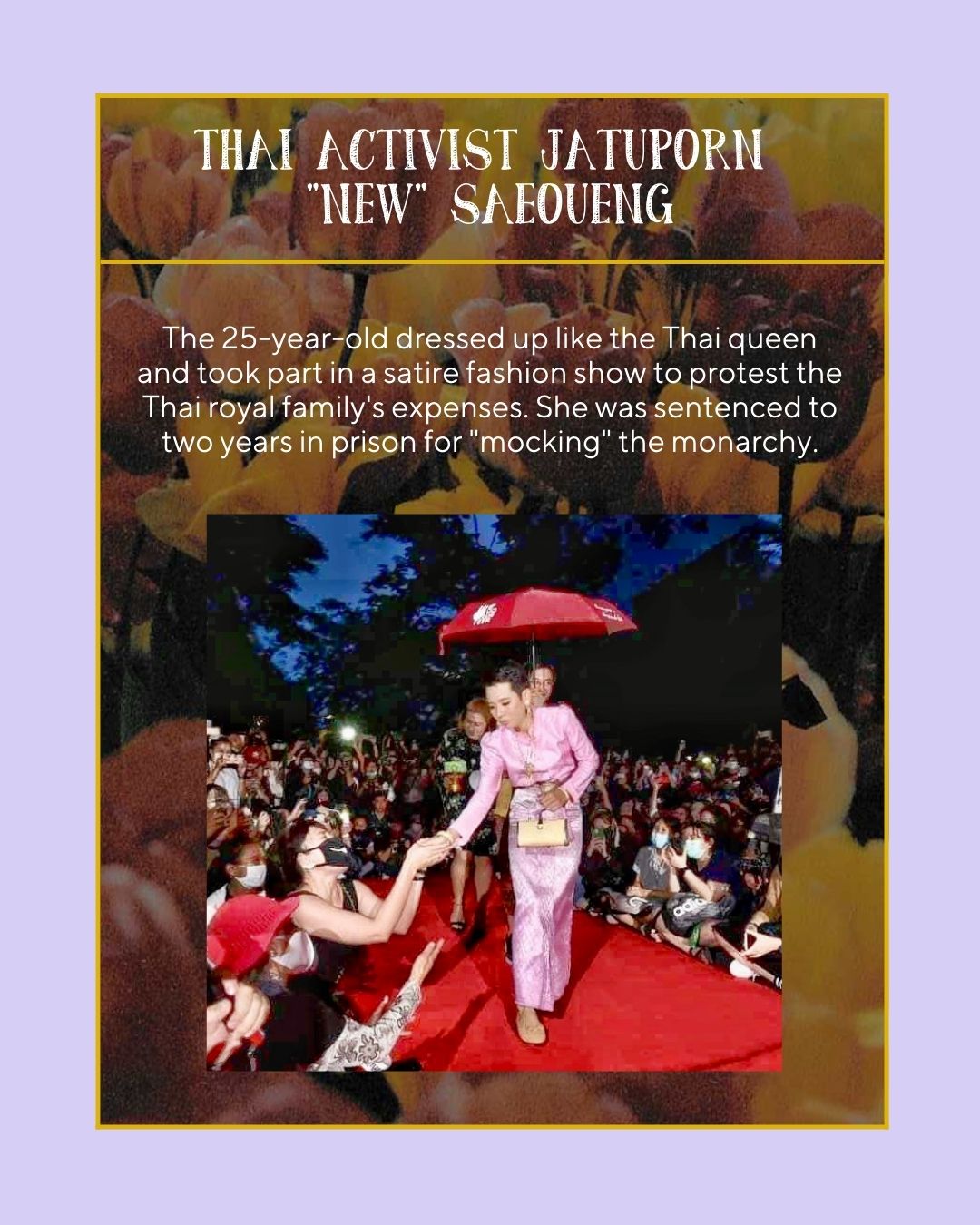 inspiring women thai activist queen mexico ingrid escamilla iran lgbtq death sentence