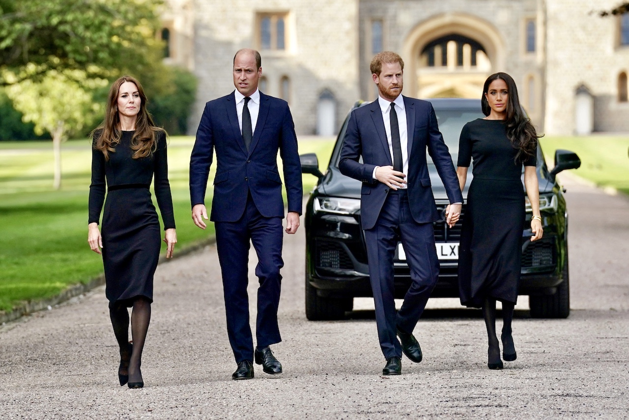 harry meghan william kate reunion queen windsor