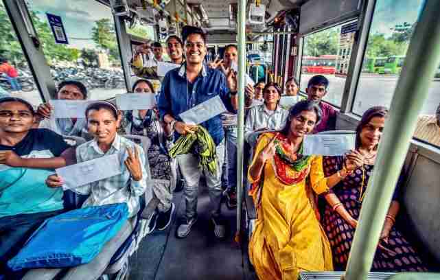 india delhi 11 women bus drivers first