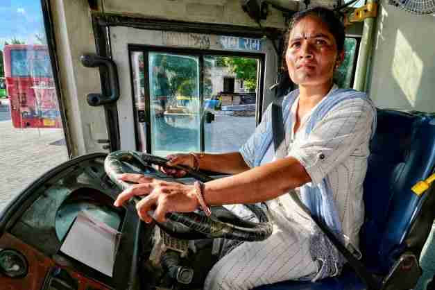 india delhi 11 women bus drivers first