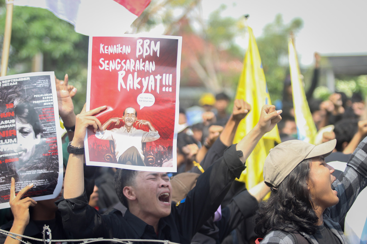 indonesia fuel protests