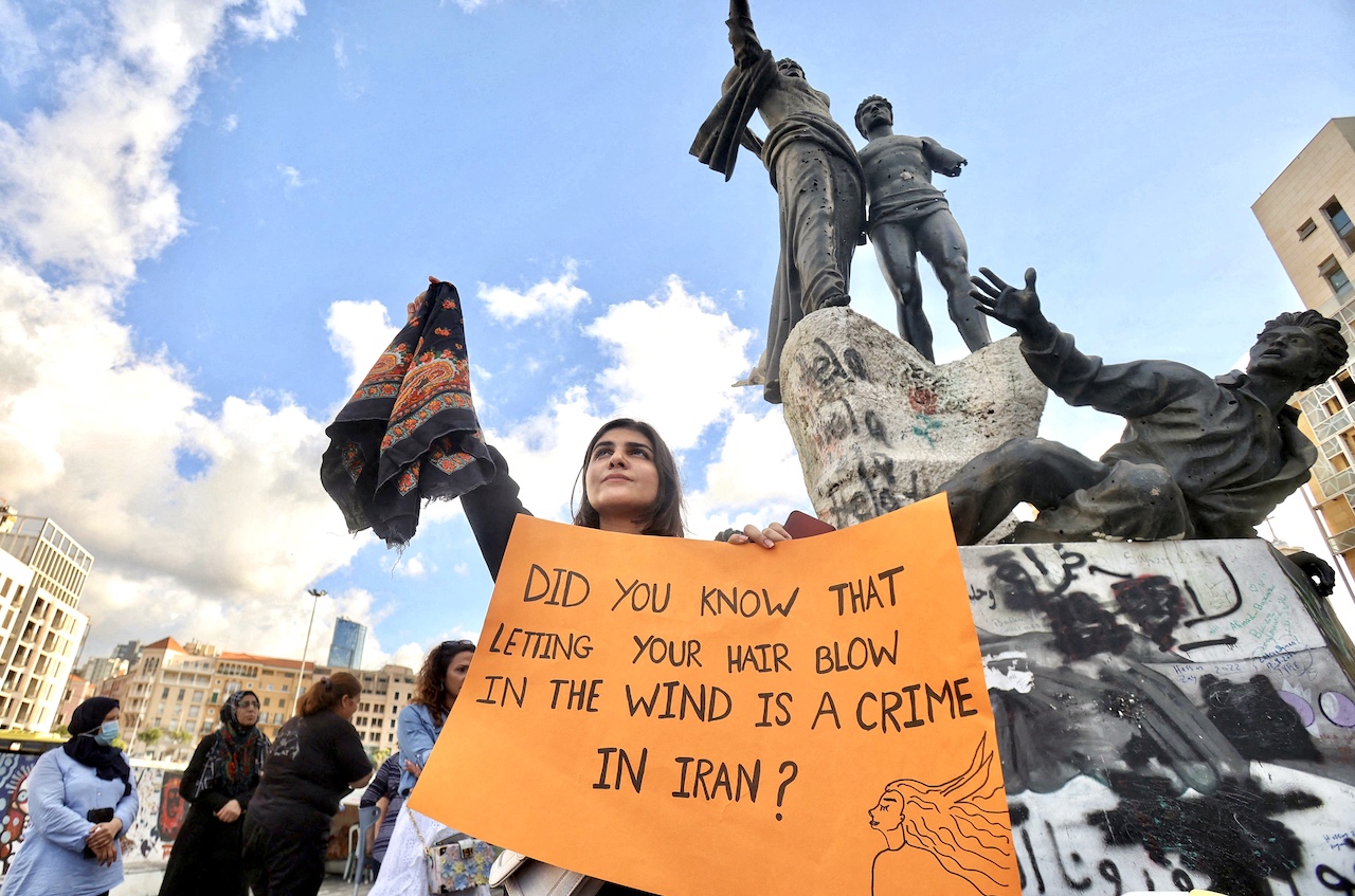 mahsa amini world protests iran women