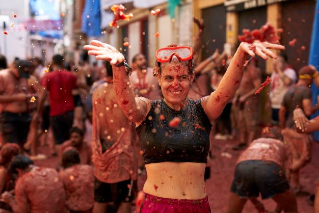 spain la tomatina buñol 2022