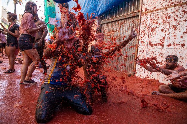 spain la tomatina buñol 2022