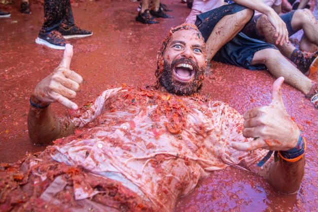 spain la tomatina buñol 2022